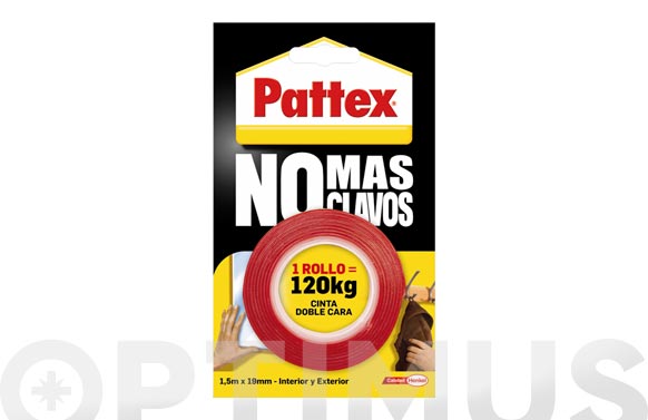 CINTA DOBLE CARA NO MAS CL1,5 M X 19 MM